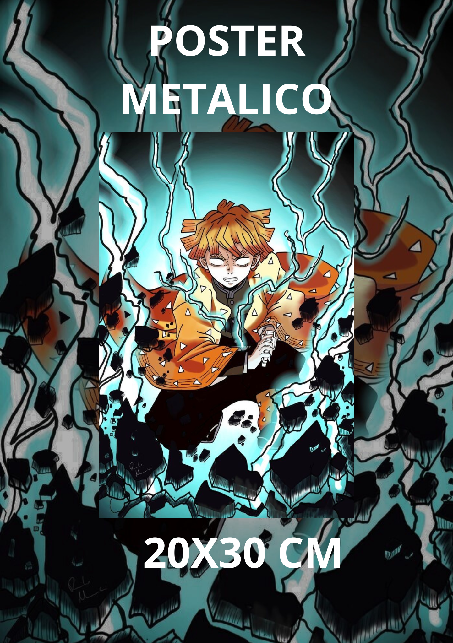 Cuadro Metálico Dios del rayo